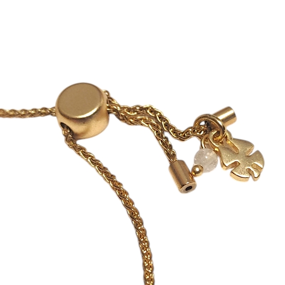 Lucky Brand Gold Black Beaded Layered Adjustable Bracelet - Picture 3 of 5